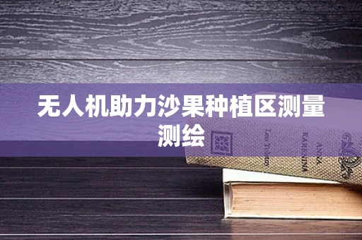 无人机助力沙果种植区测量测绘