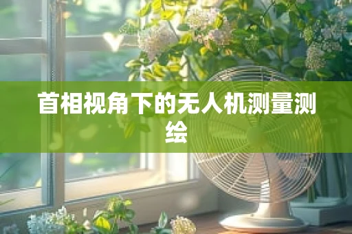 首相视角下的无人机测量测绘