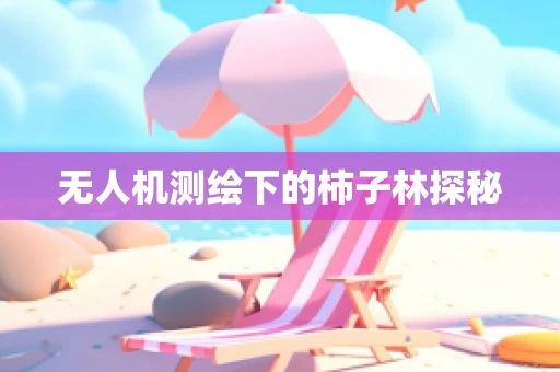无人机测绘下的柿子林探秘