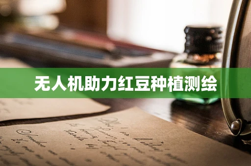 无人机助力红豆种植测绘