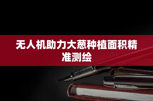无人机助力大葱种植面积精准测绘