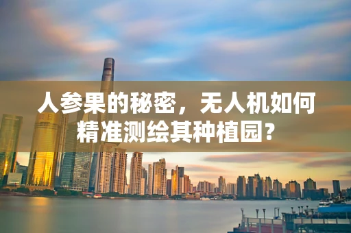 人参果的秘密，无人机如何精准测绘其种植园？