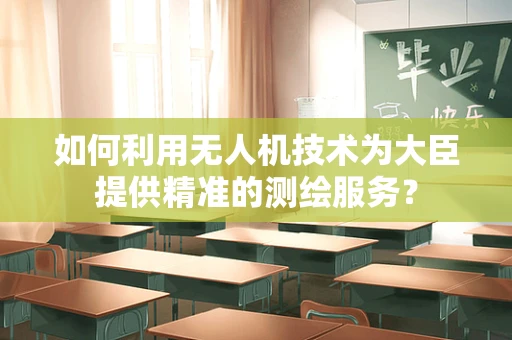 如何利用无人机技术为大臣提供精准的测绘服务？