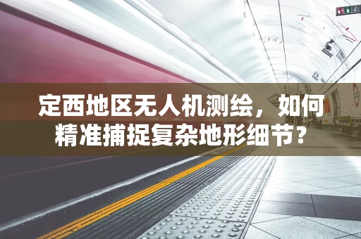 定西地区无人机测绘，如何精准捕捉复杂地形细节？