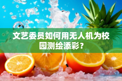 文艺委员如何用无人机为校园测绘添彩？