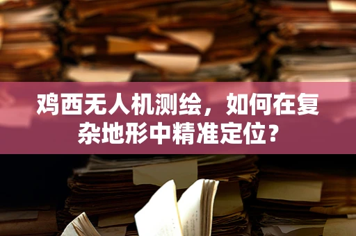 鸡西无人机测绘，如何在复杂地形中精准定位？