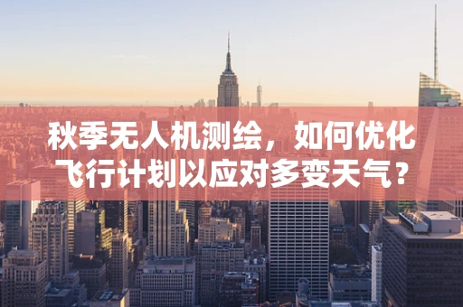 秋季无人机测绘，如何优化飞行计划以应对多变天气？