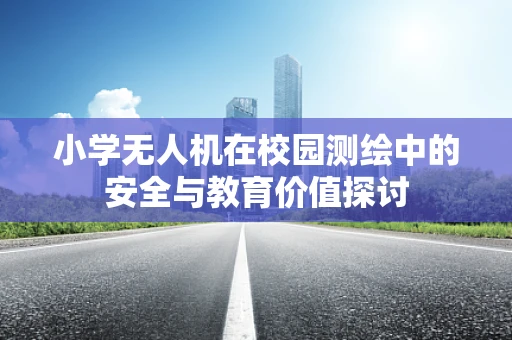 小学无人机在校园测绘中的安全与教育价值探讨