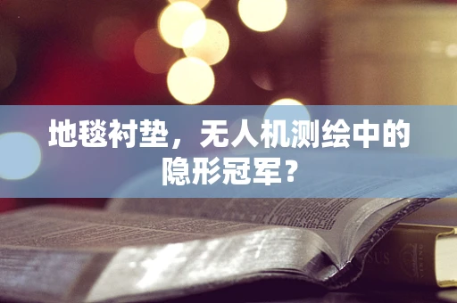 地毯衬垫，无人机测绘中的隐形冠军？