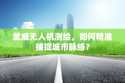 武威无人机测绘，如何精准捕捉城市脉络？