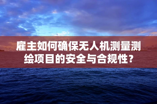 雇主如何确保无人机测量测绘项目的安全与合规性？