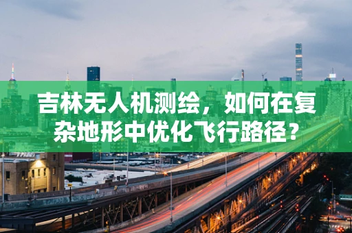吉林无人机测绘，如何在复杂地形中优化飞行路径？
