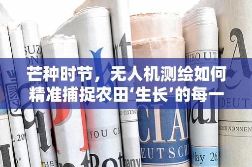 芒种时节，无人机测绘如何精准捕捉农田‘生长’的每一寸？