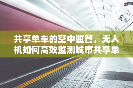 共享单车的空中监管，无人机如何高效监测城市共享单车分布？
