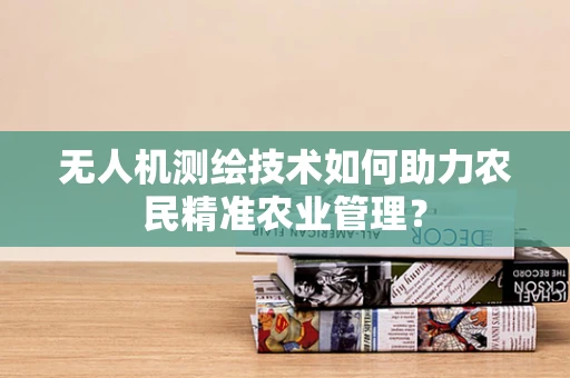 无人机测绘技术如何助力农民精准农业管理？