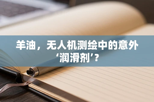 羊油，无人机测绘中的意外‘润滑剂’？
