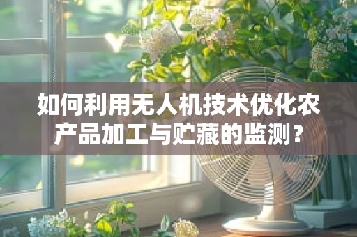 如何利用无人机技术优化农产品加工与贮藏的监测？