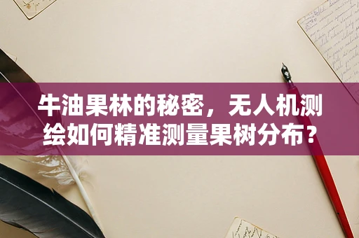 牛油果林的秘密，无人机测绘如何精准测量果树分布？