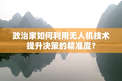 政治家如何利用无人机技术提升决策的精准度？