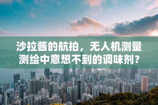 沙拉酱的航拍，无人机测量测绘中意想不到的调味剂？