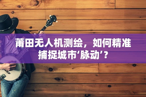 莆田无人机测绘，如何精准捕捉城市‘脉动’？