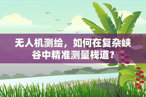 无人机测绘，如何在复杂峡谷中精准测量栈道？