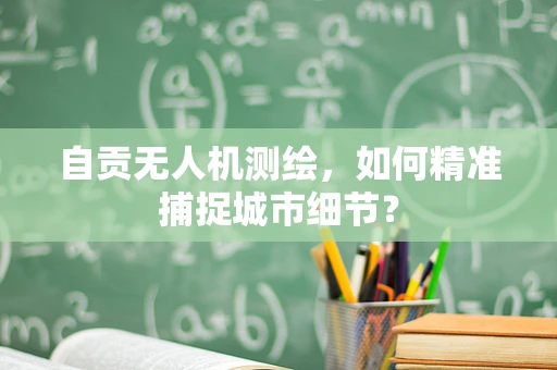 自贡无人机测绘，如何精准捕捉城市细节？