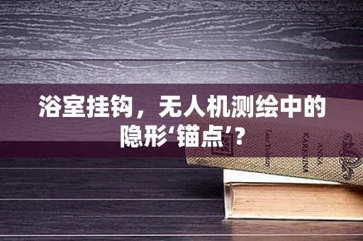 浴室挂钩，无人机测绘中的隐形‘锚点’？