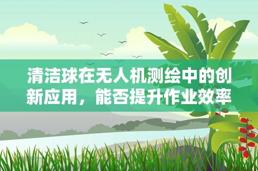 清洁球在无人机测绘中的创新应用，能否提升作业效率与精度？