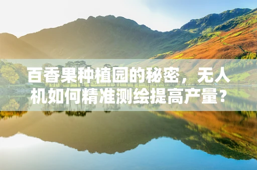 百香果种植园的秘密，无人机如何精准测绘提高产量？