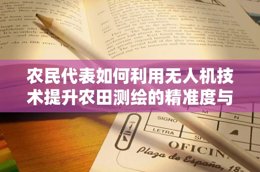 农民代表如何利用无人机技术提升农田测绘的精准度与效率？