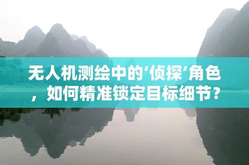 无人机测绘中的‘侦探’角色，如何精准锁定目标细节？