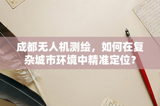 成都无人机测绘，如何在复杂城市环境中精准定位？