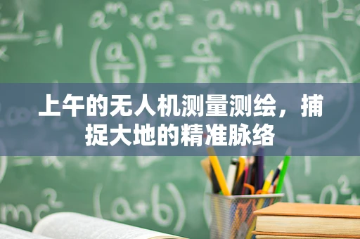 上午的无人机测量测绘，捕捉大地的精准脉络