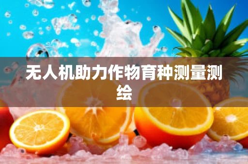 无人机助力作物育种测量测绘