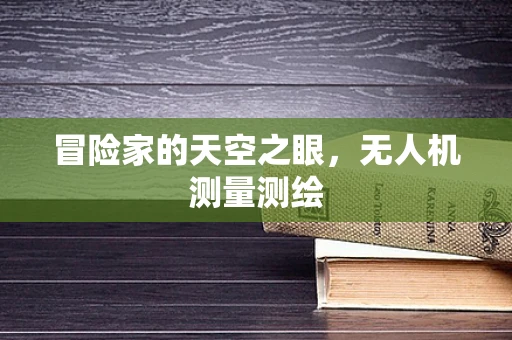 冒险家的天空之眼，无人机测量测绘