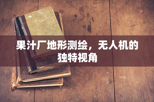 果汁厂地形测绘，无人机的独特视角