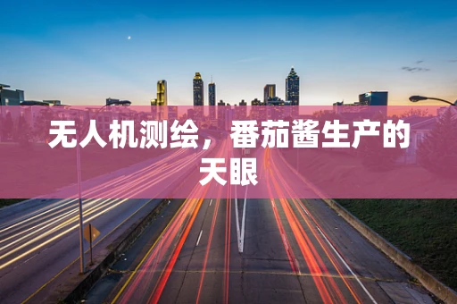 无人机测绘，番茄酱生产的天眼