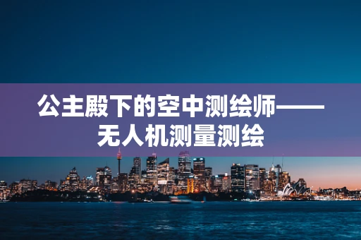 公主殿下的空中测绘师——无人机测量测绘