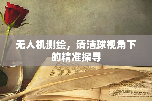 无人机测绘，清洁球视角下的精准探寻