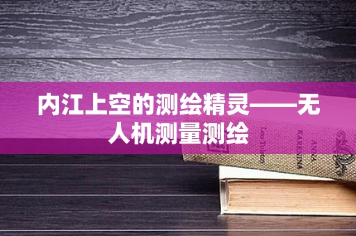 内江上空的测绘精灵——无人机测量测绘
