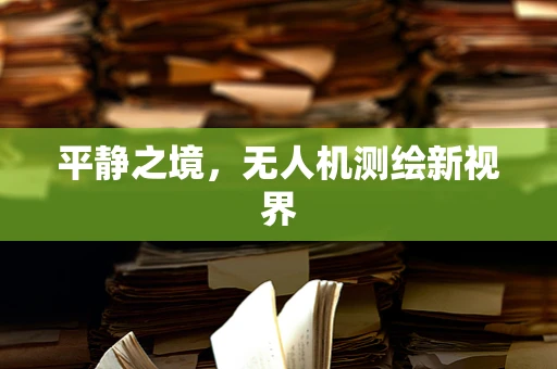 平静之境，无人机测绘新视界