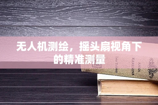 无人机测绘，摇头扇视角下的精准测量