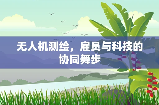 无人机测绘，雇员与科技的协同舞步