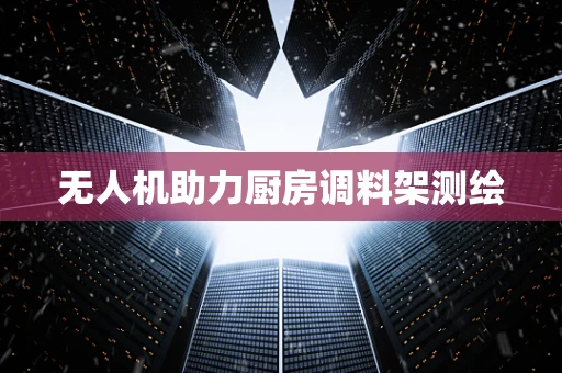 无人机助力厨房调料架测绘