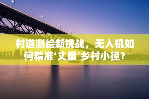 村道测绘新挑战，无人机如何精准‘丈量’乡村小径？