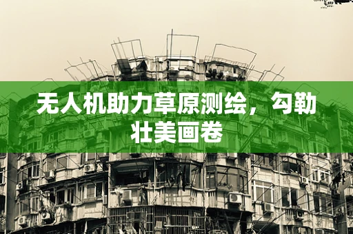 无人机助力草原测绘，勾勒壮美画卷