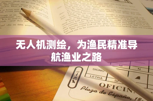 无人机测绘，为渔民精准导航渔业之路