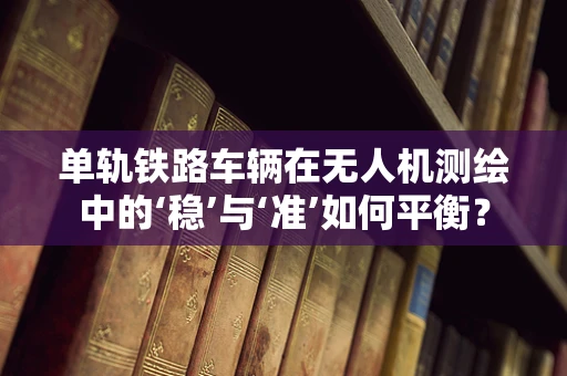 单轨铁路车辆在无人机测绘中的‘稳’与‘准’如何平衡？