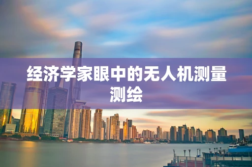 经济学家眼中的无人机测量测绘